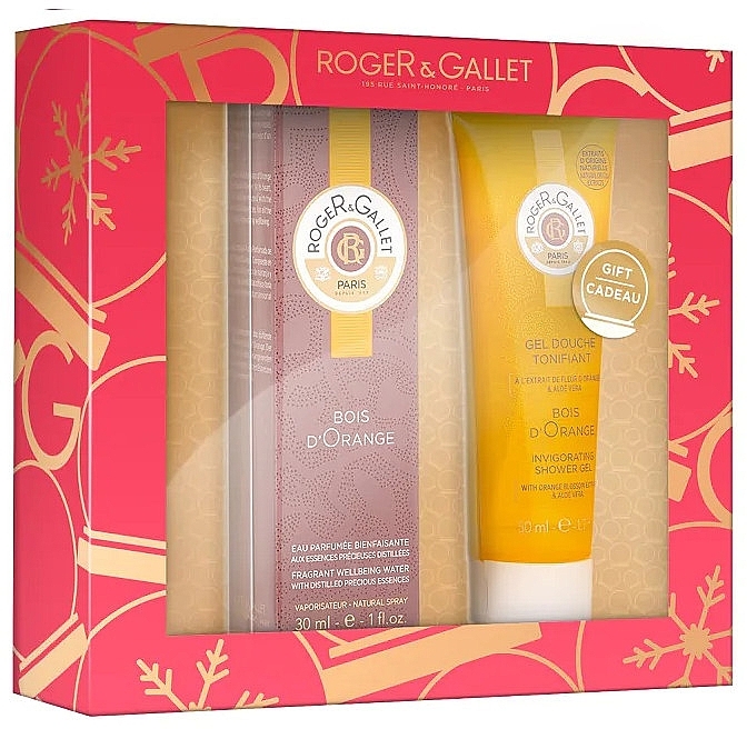 Roger&Gallet Bois D'Orange Wellbeing - Duftset (Duschgel 50ml + Eau de Parfum 30ml)  — Bild N1