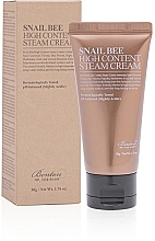 Düfte, Parfümerie und Kosmetik Beruhigende und stärkende Gesichtscreme mit Schneckenextrakt und Bienengift - Benton Snail Bee High Content Steam Cream
