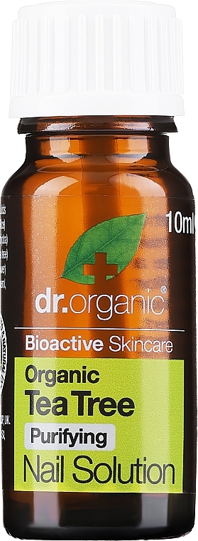 Pflegeprodukt für Nägel mit Teebaum - Dr. Organic Bioactive Skincare Tea Tree Nail Solution — Bild N1