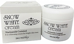 Düfte, Parfümerie und Kosmetik Aufhellende Gesichtscreme mit Niacinamid - Secret Key Snow White Cream