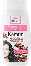 Regenerierendes Shampoo mit Keratin und Koffein - Bione Cosmetics Keratin + Caffeine Regenerative Shampoo — Bild N1