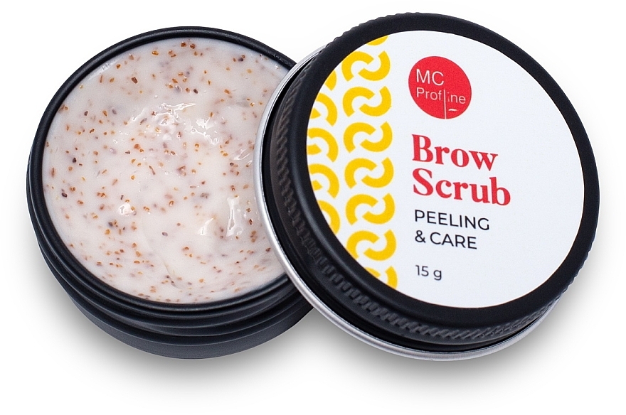 Augenbrauen-Peeling - Miss Claire MC Profline Peeling&Care Brow Scrub — Bild N1