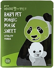 Düfte, Parfümerie und Kosmetik Aufhellende und stärkende Tuchmaske - Holika Holika Baby Pet Magic Mask Sheet Vitality Panda