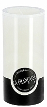 Düfte, Parfümerie und Kosmetik Kerze Zylinder Durchmesser 7 cm Höhe 15 cm - Bougies La Francaise Cylindre Candle White