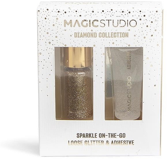 Magic Studio Diamond Collection Sparkle On-The-Go Loose Glitter & Adhesive  - Magic Studio Diamond Collection Sparkle On-The-Go Loose Glitter & Adhesive — Bild N2