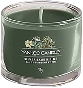 Duftende Minikerze im Glas - Yankee Candle Silver Sage & Pine  — Bild N1