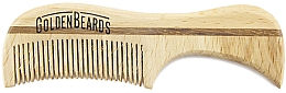 Düfte, Parfümerie und Kosmetik Schnurrbartkamm aus Öko-Holz 7,5 cm - Golden Beards Eco Moustache Comb
