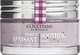 Düfte, Parfümerie und Kosmetik Beruhigende Gesichtsmaske mit schwarzer Johannisbeere - L'Occitane Soothing Mask