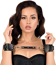 Handschellen aus Öko-Leder Good Girl - MAKEUP Women’s PU Leather Handcuffs (1 St.)  — Bild N1