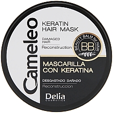 Regenerierende Haarmaske für geschädigtes Haar mit Keratin - Delia Cameleo Keratin Hair Mask  — Foto N3