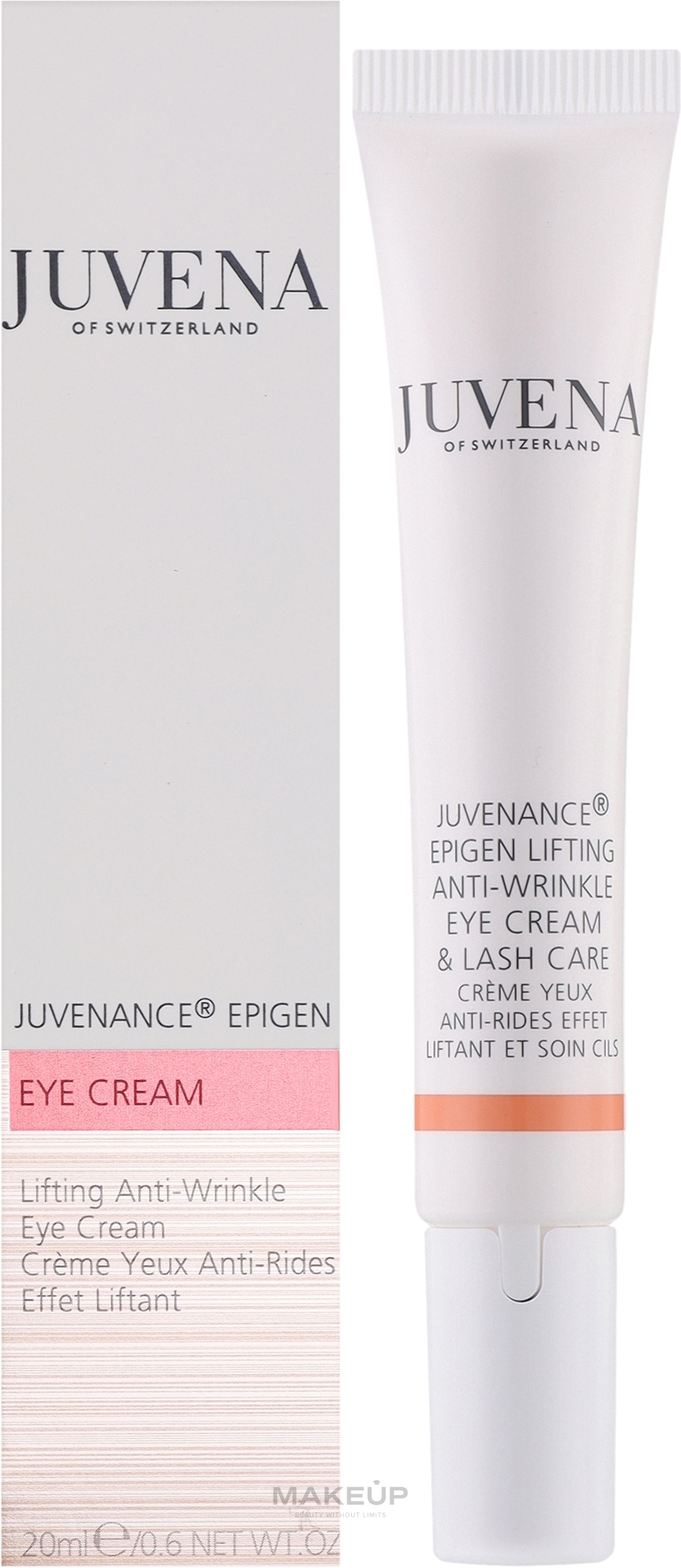 Straffende Augencreme - Juvena Juvenance Epigen Lifting Anti-Wrinkle Eye Cream & Lash Care — Bild 20 ml