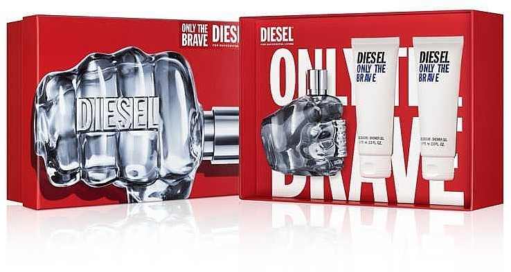 Duftset (Eau de Toilette 125ml + Duschgel 2x75ml)  - Diesel Only The Brave  — Bild N2