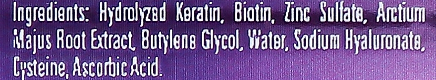 Flüssiges Keratin 100% mit Biotin - Bingospa Liquid 100% Keratin with Biotine — Bild N3