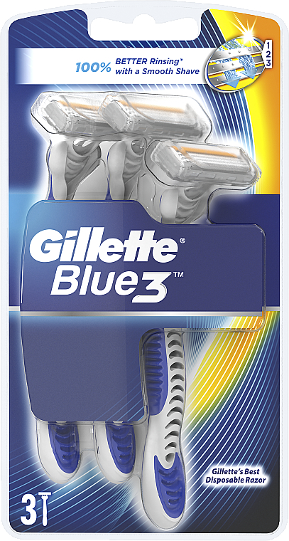 Set Rasierer 3 St. - Gillette Blue 3 — Bild N1