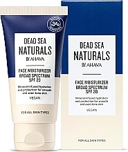 Gesichtscreme - Ahava Dead Sea Naturals Face Moisturizer SPF20 — Bild N2