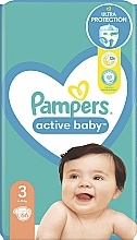 Windeln Pampers Active Baby 3 (6-10 kg) 66 St. - Pampers — Bild N32