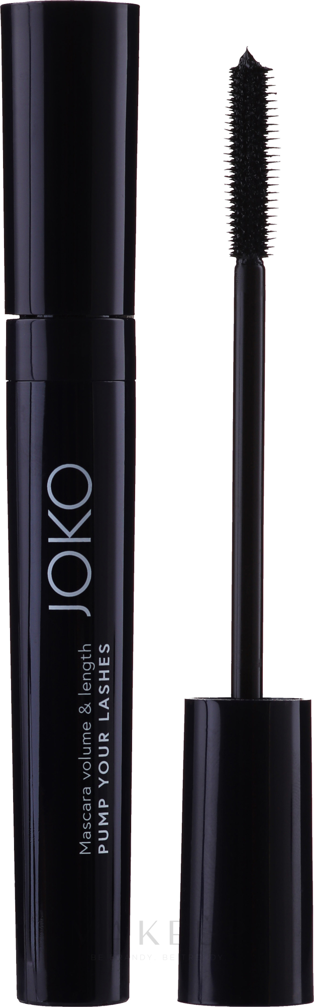 Wimperntusche für mehr Volumen und Länge - Joko Mascara Volume & Length Pump Your Lashes — Bild Black