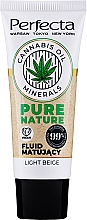 Düfte, Parfümerie und Kosmetik Mattierendes Fluid mit Cannabisöl - Perfecta Pure Nature Cannabis Oil Mattifing Fluid