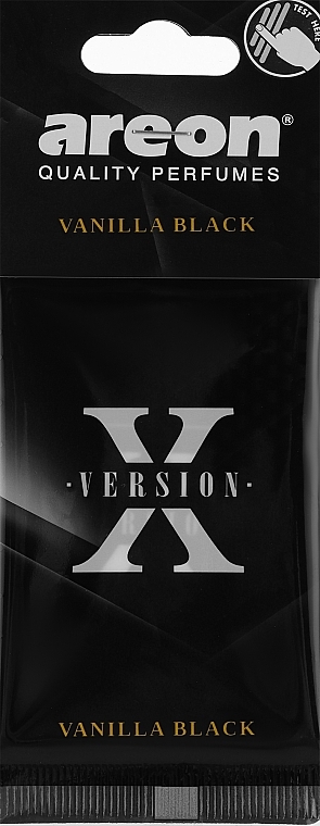 Auto-Lufterfrischer Schwarze Vanille - Areon X-Version Vanilla Black — Bild N1