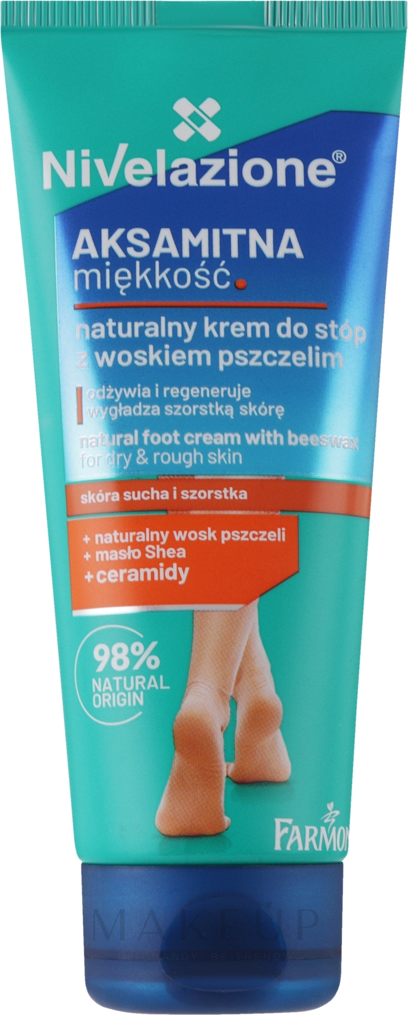 Natürliche Fußcreme mit Bienenwachs - Farmona Nivelazione — Bild 75 ml