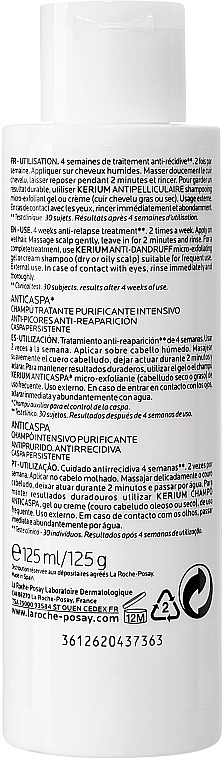 Intensives exfolierendes Anti-Schuppen Shampoo - La Roche-Posay Kerium DS Anti Dandruff Intensive Treatment Shampoo — Bild N2