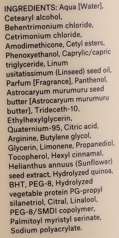 Reparierende Haarspülung mit pflanzlichen Extrakten, Bio-Murumuru-Butter und Quinoaprotein - REF Ultimate Repair Conditioner — Bild N7