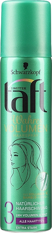 Lack für alle Haartypen True Volume Fixierung 3 - Taft True Volume 3