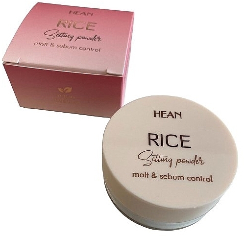 Reispulver zum Fixieren von Make-up - Hean Rice Setting Powder  — Bild N2