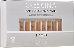 Düfte, Parfümerie und Kosmetik Haarwuchs stimulierende Ampullen für Männer 1700 - Crescina Hair Follicular Islands Re-Growth 1700