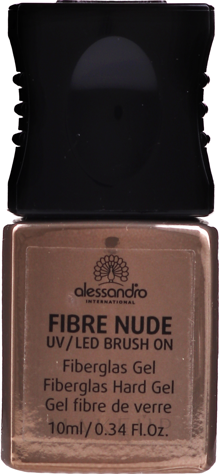 Fiberglas-Gel - Alessandro International Fiber UV/LED Brush On Fiberglass Hard Gel  — Bild Nude