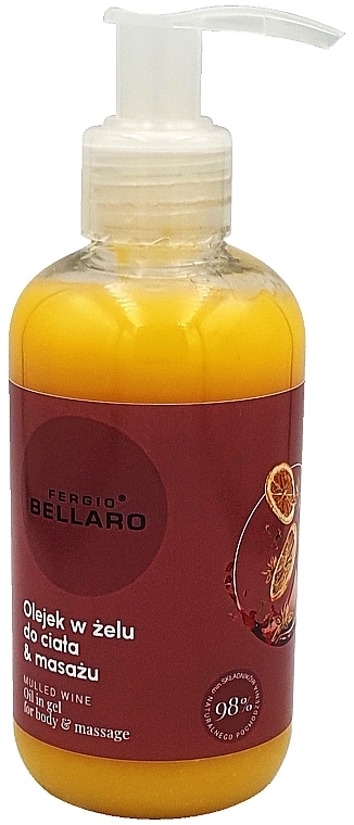 Körper- und Massagegelöl Glühwein - Fergio Bellaro Oil Body And Massage  — Bild N1