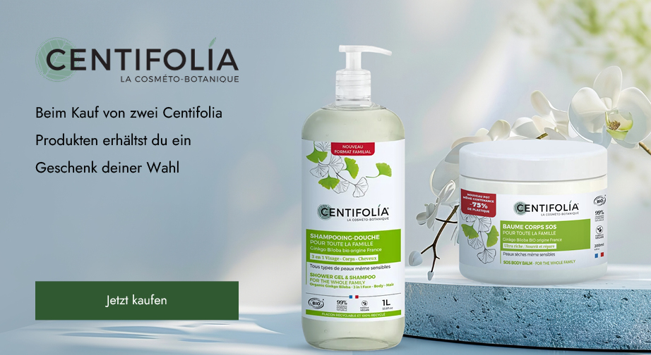 Beim Kauf von zwei Centifolia-Produkten erhältst du ein Geschenk deiner Wahl