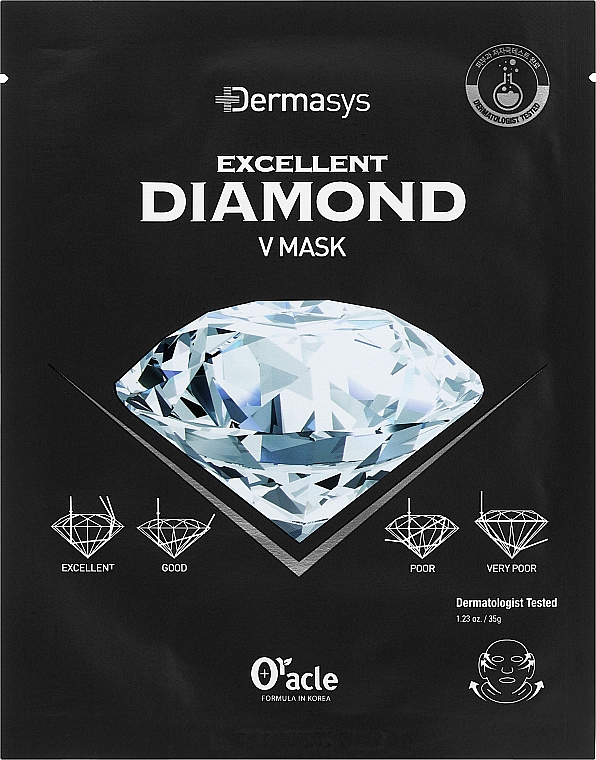 Lifting-Maske mit Diamantpulver - Dr. Oracle Dermasys Diamond V Mask — Bild N1