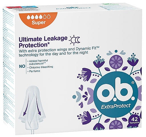 Tampons 42 St. - O.b. ExtraProtect Super — Bild N1