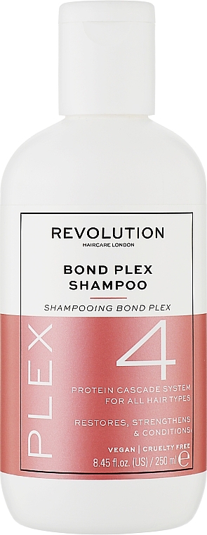 Pflegendes und feuchtigkeitsspendendes Shampoo - Makeup Revolution Plex 4 Bond Plex shampoo — Bild N1
