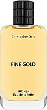Düfte, Parfümerie und Kosmetik Christopher Dark Fine Gold - Eau de Toilette