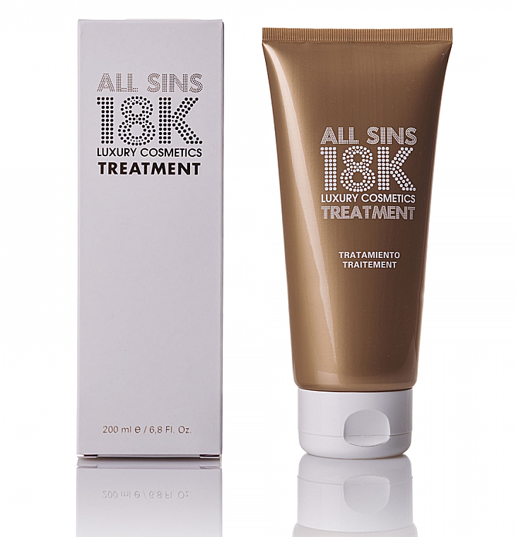 3in1 Nährende Haarmaske mit Vitaminen und Gold - All Sins 18K Treatment Hair Mask — Bild N1