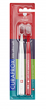 Düfte, Parfümerie und Kosmetik Kinderzahnbürste ultra weich rot, weiß 2 St. - Curaprox Kids Swiss School Toothbrush