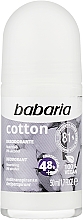 Düfte, Parfümerie und Kosmetik Deo Roll-on mit Baumwollextrakt - Babaria Nourishing Roll-On Deodorant Cotton