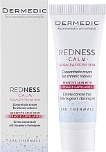 GESCHENK! Cremekonzentrat für Haut mit Rosacea - Dermedic Redness Calm Concentrate Cream For Chronic Redness — Bild N1
