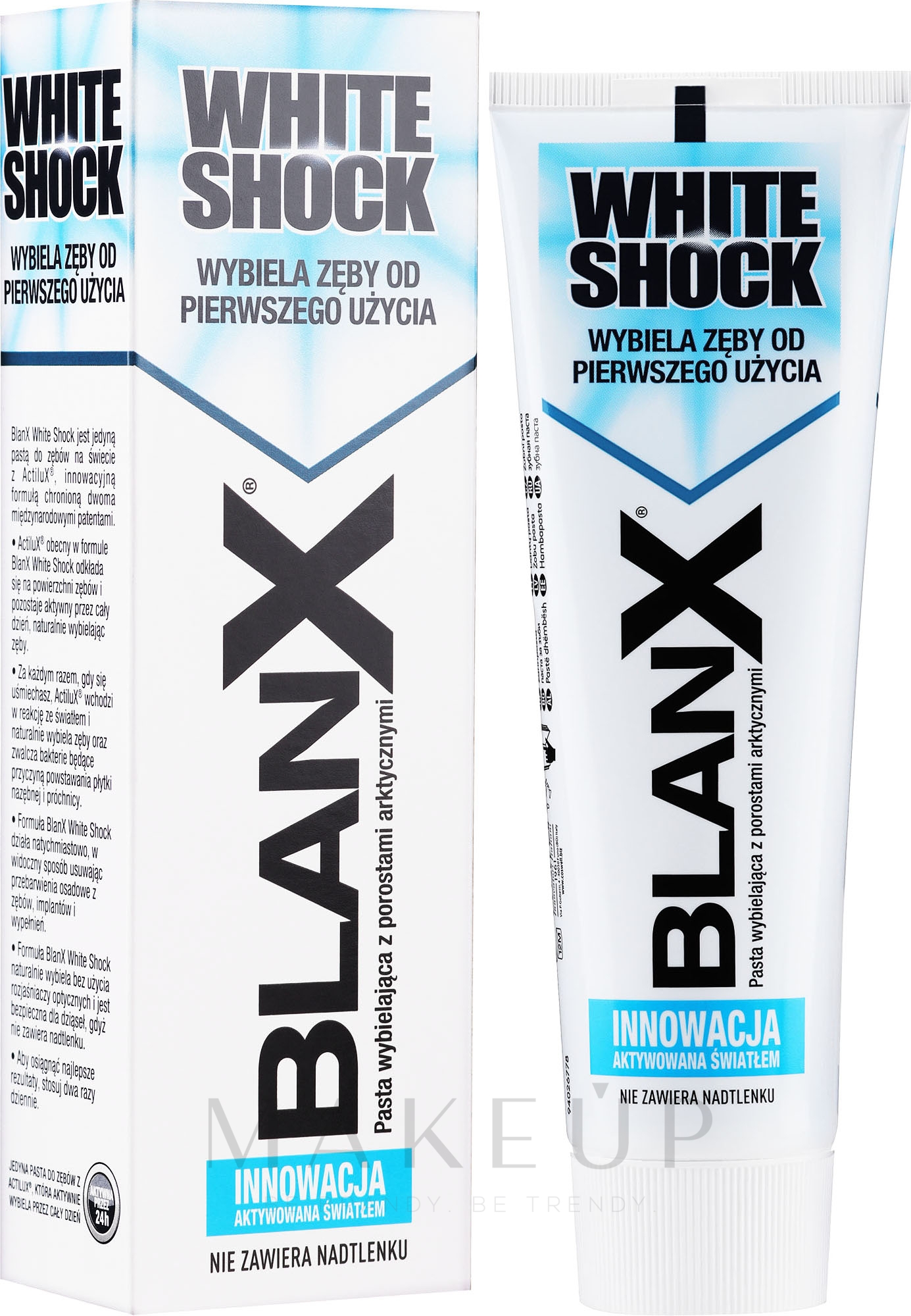 Aufhellende Zahnpasta - Blanx White Shock Brilliant Toothpaste — Bild 75 ml