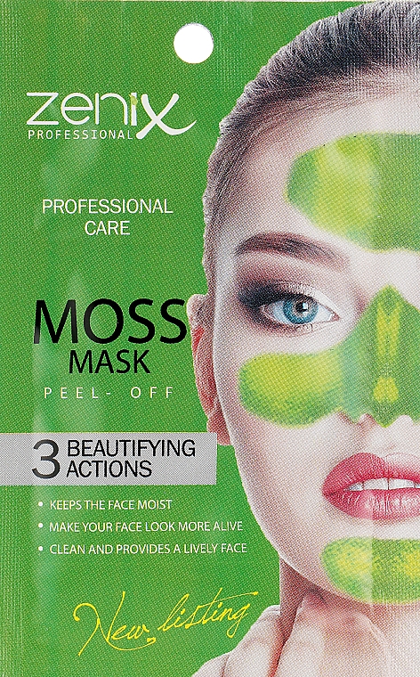 Peel-Off-Gesichtsmaske mit Moosextrakt - Zenix Peel Off Mask Moss — Bild N1
