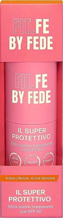 Transparenter Sonnenschutzstick mit SPF 50 - Fit.Fe By Fede The Shielder Transparent Sunscreen Stick SPF50  — Bild N2