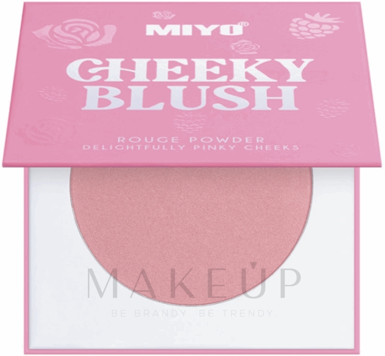 Puderrouge - Miyo Cheeky Blush Rouge Powder Delightfully Pinky Cheeks — Bild 01 - Its True