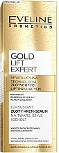 Luxuriöses straffendes Creme-Konzentrat für Gesicht, Hals und Dekolleté mit Hyaluronsäure - Eveline Cosmetics Gold Lift Expert — Bild N2