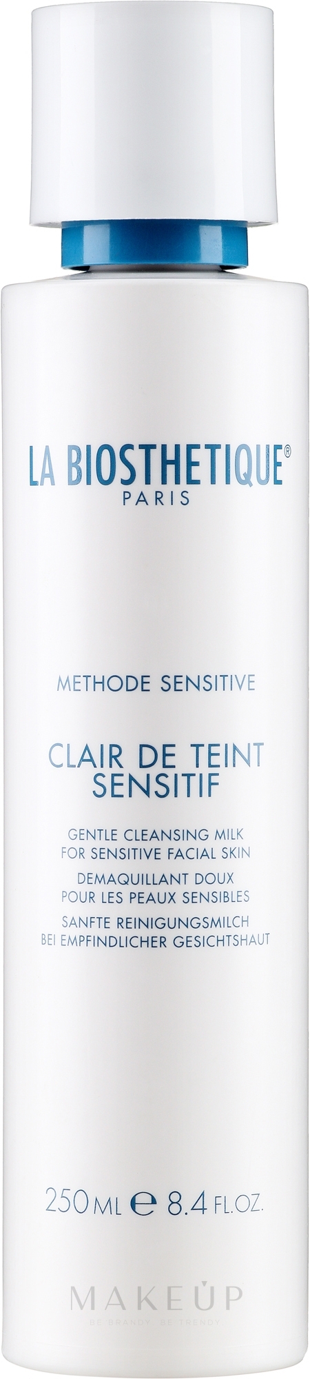 Sanfte Gesichtsreinigungsmilch für empfindliche Haut - La Biosthetique Methode Sensitive Clair de Teint Sensitif Gentle Cleansing Milk — Bild 250 ml