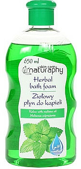 Kräuter-Badeschaum mit Zitronenmelissenöl - Naturaphy Herbal Bath Foam — Bild N1
