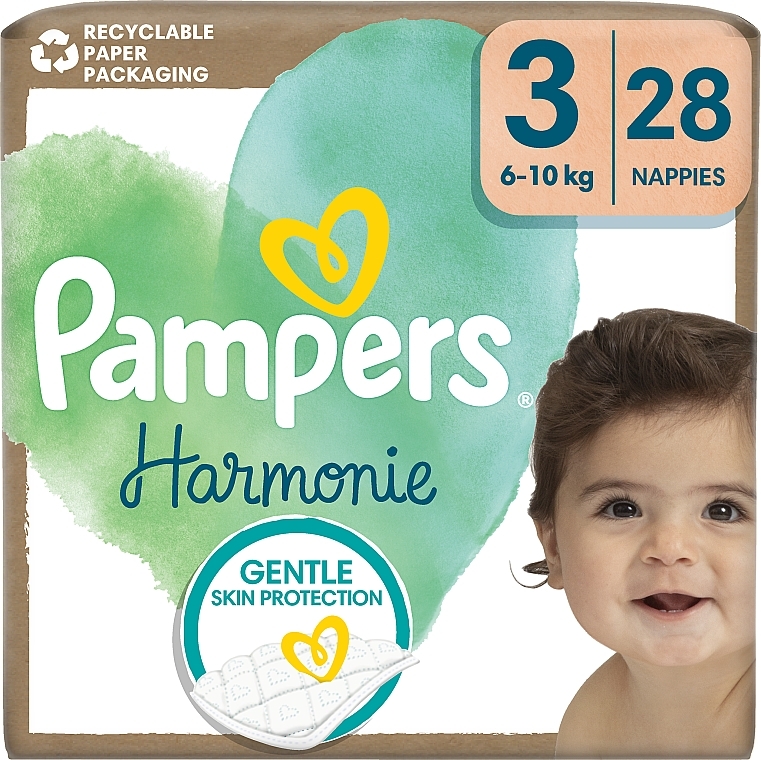 Windeln Harmonie Größe 3 6-10 kg 28 St. - Pampers — Bild N1