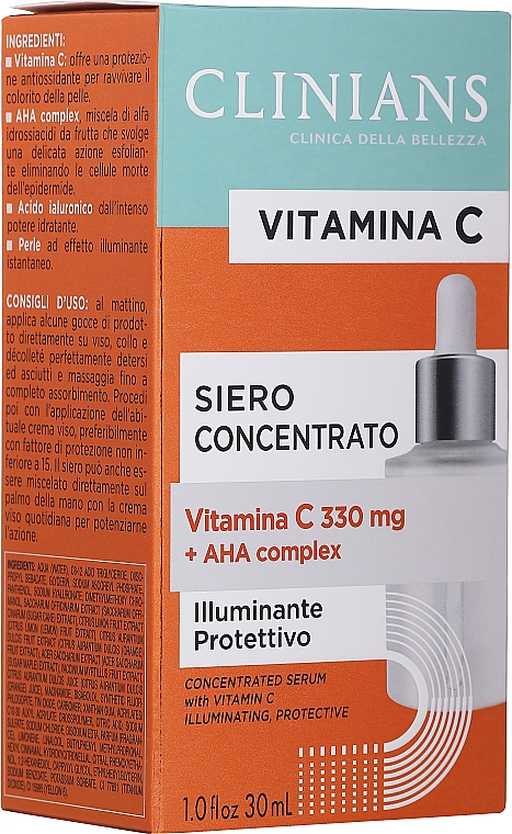 GESCHENK! Aufhellendes Gesichtsserum mit Vitamin C - Clinians Vitamin C Concentrated Serum — Bild N1