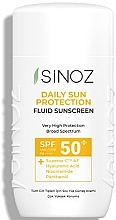 Düfte, Parfümerie und Kosmetik Sonnenschutzfluid für den täglichen Gebrauch SPF 50+ - Sinoz Daily Sun Protect Fluid Sunscreen SPF50+ / PA++++ 